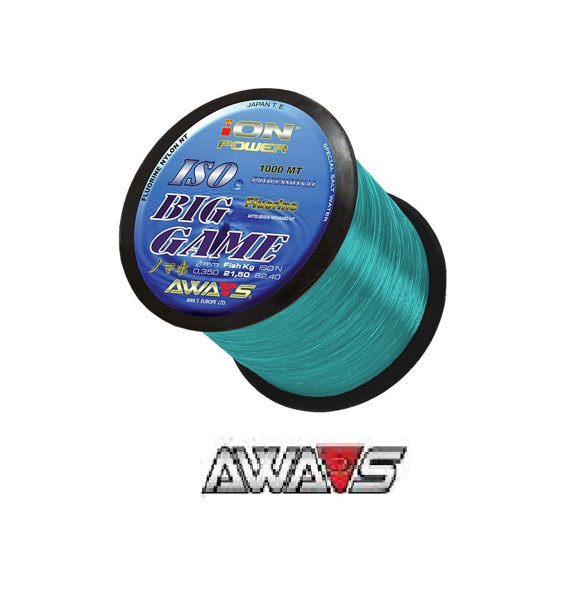 Awas Iso Big Game 1000 Mt 0 5mm 40 5 Kg 90 17 Lb Iberopesca